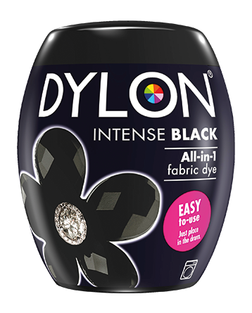 Dylon Intense Black Machine Dye x3 Pods - Click Image to Close